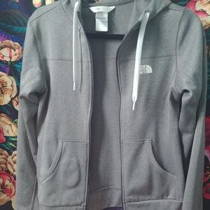Gray The North Face hoodie
